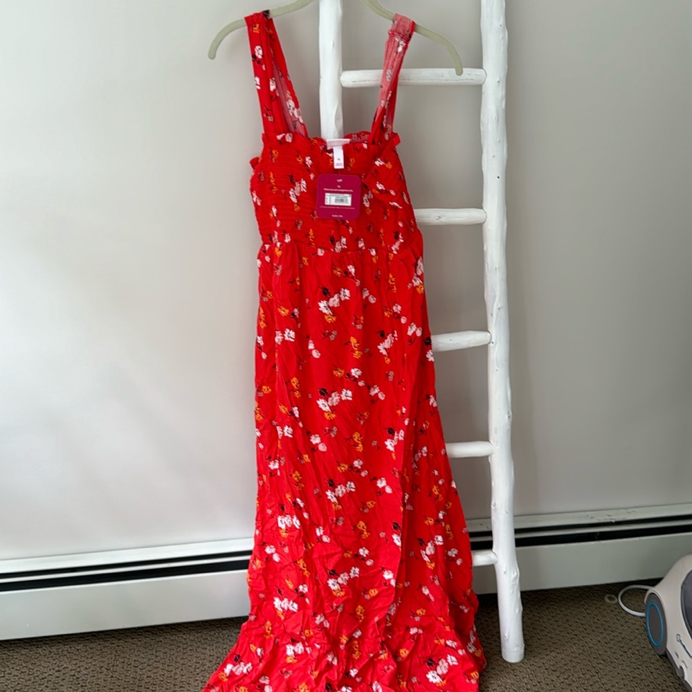 Smocked Maternity Dress